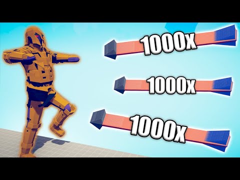 THANOS vs 1000x OVERPOWERED UNITS - TABS | Totally Accurate Battle Simulator 2023
