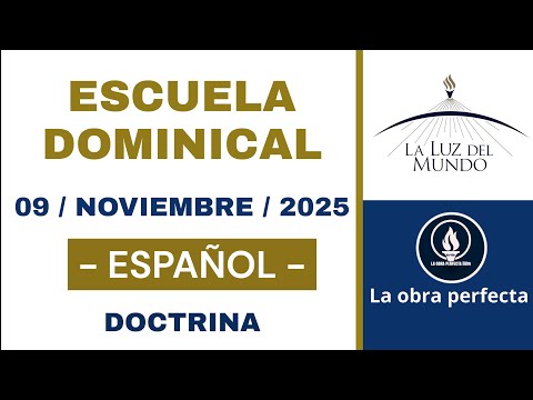 SUNDAY SCHOOL || NOVEMBER 9, 2025