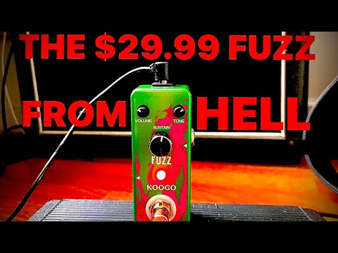 KOOGO FUZZ PEDAL -The $29.99 Fuzz Pedal From HELL