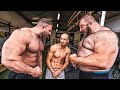 Riesiger Strongman schüchtert Bodybuilder und Ringer ein!