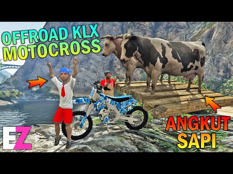 BOCAH SD OFFROAD KLX ANGKUT SAPI - GTA 5 SULTAN BOCIL