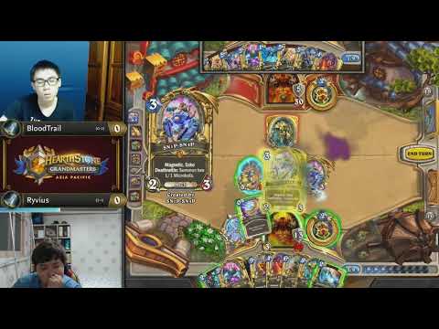BloodTrail vs Ryvius - Hearthstone Grandmasters Asia-Pacific S2 2019 - Week 2