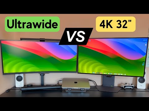 Ultrawide vs 4K Productivity — Is 32" monitor BETTER?  (3440x1440 vs 3840x2160)