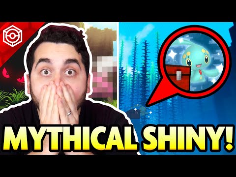 We found a SHINY MANAPHY?! SUPER LUCKY!