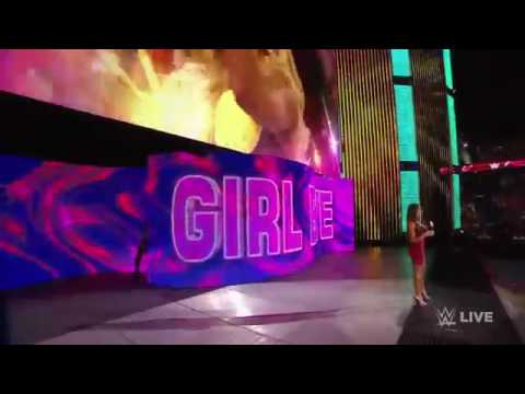 Brie Bella vs Cameron & Eva Marie - 2 - on - 1 Handicap Match: Raw Sept. 29, 2014