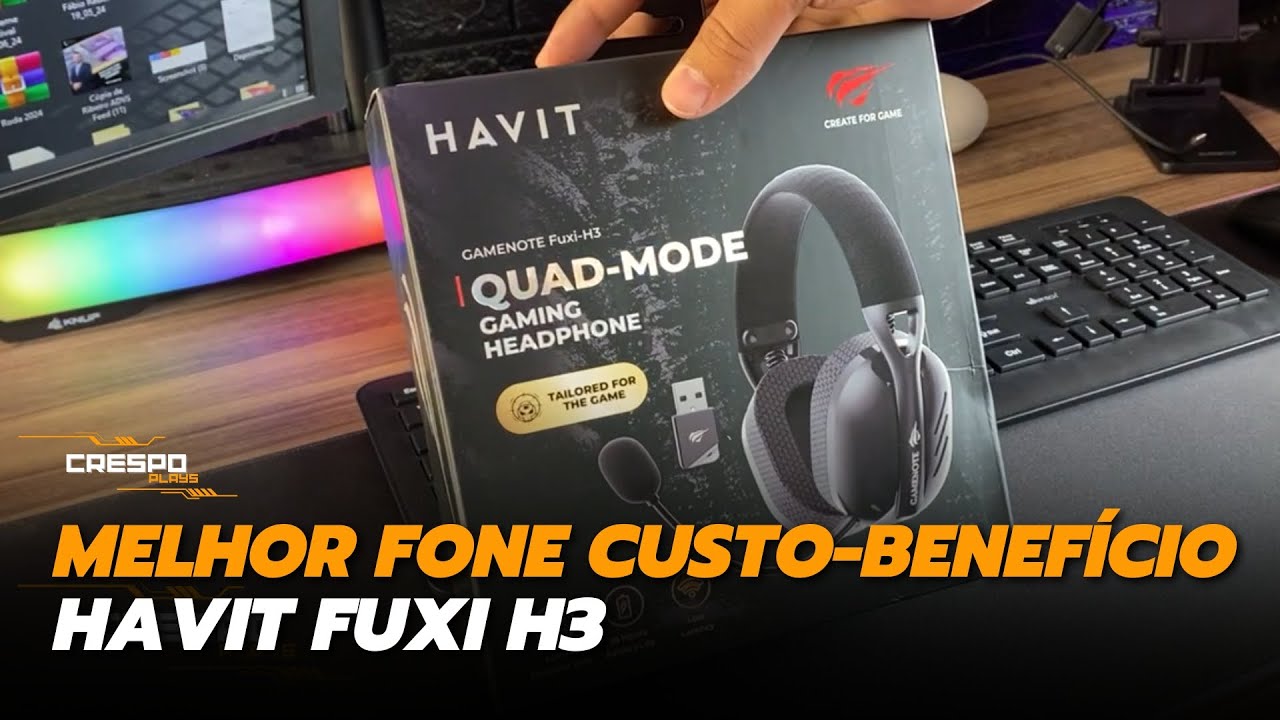 Melhor Fone Sem Fio Custo-Benefício: Havit Fuxi H3