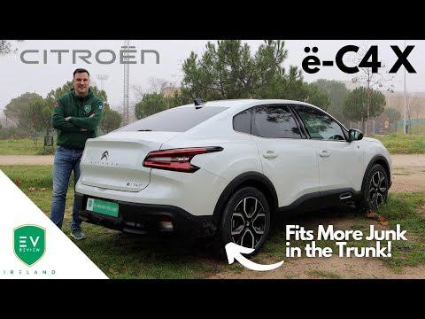 e-C4 X - 2nd Look and 1st Drive of this more spacious Electric Citroen