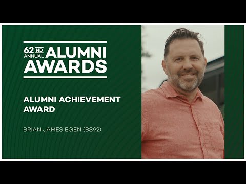 Brian James Egen (BS92) – 62nd Annual EMU Alumni ... - YouTube