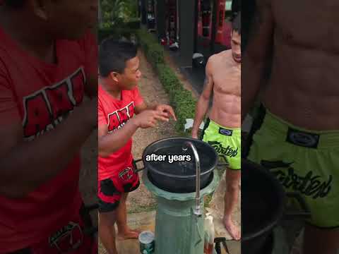 Why Do Muay Thai Fighters Punch Water in Tigers Gym? 🥊