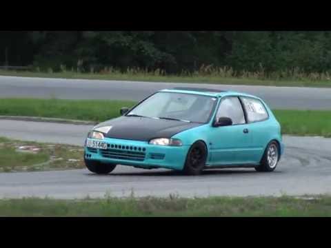 Bieniek Wiktor - Honda Civic - SuperOES 8 Runda  Tor Kielce 13-08-2016