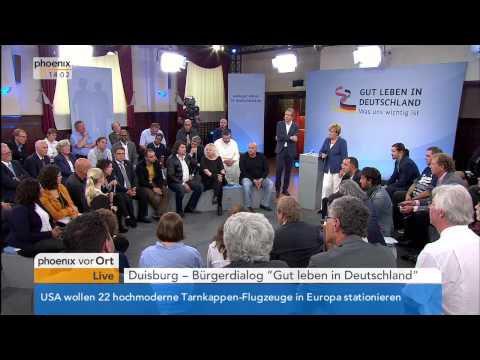 Bürgerdialog "Gut leben in Deutschland" mit Bundeskanzlerin Angela Merkel vom 25.08.2015