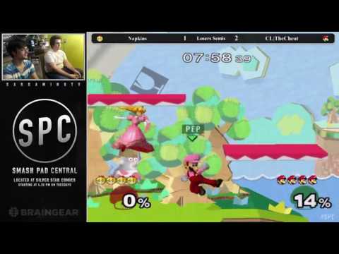 SPC19 Losers Semis - Napkins (Peach/Sheik) vs CL|TheCheat (Luigi)