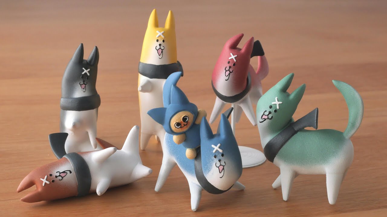 モンハン ガルク イヌ フィギュア作りました。【MHRise Pup R figure】