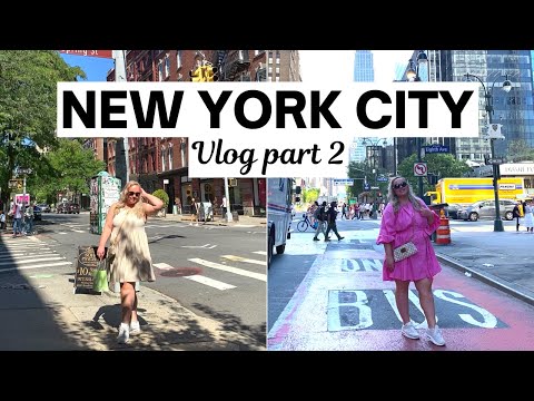 NYC SUMMER VLOG - PART 2 * Soho, WTC, Staten Island Ferry, Gossip Girl Spots * New York Travel guide