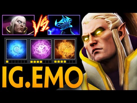 THE NEXT LEVEL PLAY!! EPIC TOP 2 IG.Emo INVOKER vs TOP 4 RAZOR MID | Dota 2 Invoker