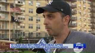 Recovery mission underway for missing 17-year-old swimmer at Rockaway Beach