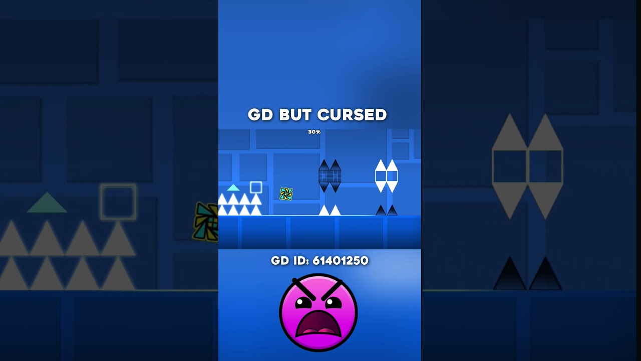 GD but cursed 🗿 #fypシ #geometrydash #gdupdate #ytshorts