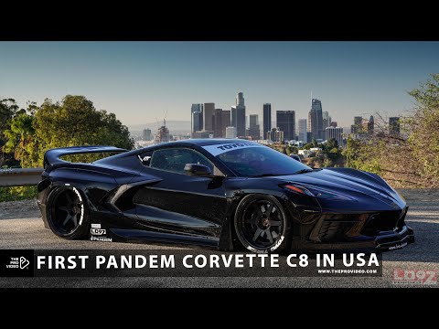 WORLD DEBUT | PANDEM C8 CORVETTE WIDEBODY | #TOYOTIRES | [4K]