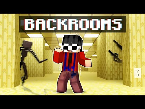 Terrifying Haunted Backrooms in Minecraft!