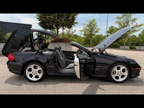 A 16 Second Convertible? Watch the SL500 Transform Instantly #hardtop #convertible #roadster #sl500