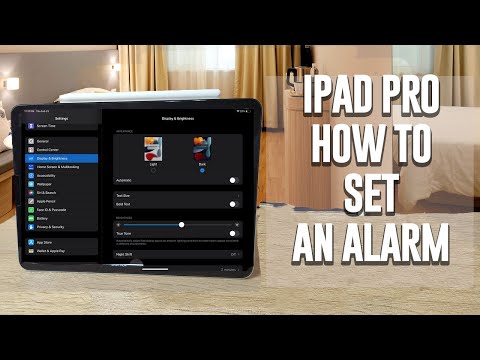 Apple iPad Pro - How to set an Alarm