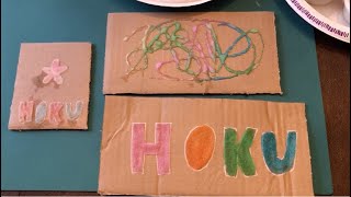 Salt Art with Hoku