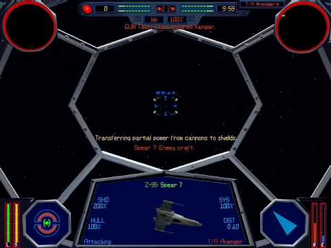 Lets Play X-Wing vs Tie Fighter Imperial Mission 8 Part 2: Destroy Repair Yard