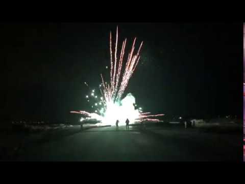 6 INCH SHELL ON THE GROUND VERY LOUD !!!