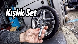 E250 Kışlık Jant Lastik Set Aradık, Lift, w222 S Jantı Vlog 41