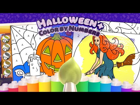 Color by Numbers - Halloween + Video