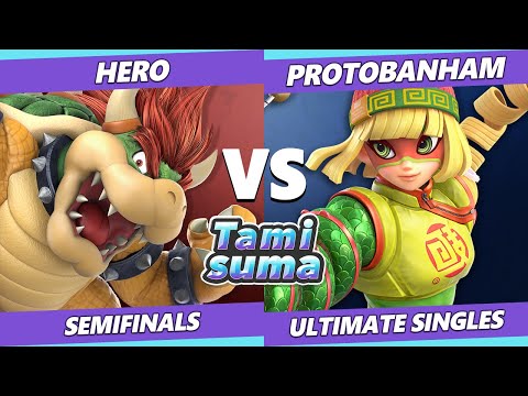 TAMISUMA 222 Semifinals - Hero (Bowser) Vs. Protobanham (Min Min) SSBU Smash Ultimate