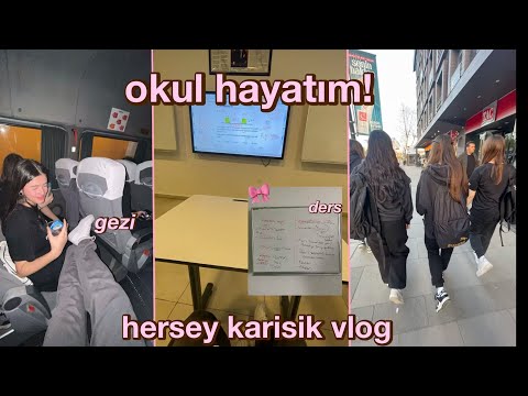 lise günlükleri. günlerim nasıl geçiyor? 9. sınıf, arkadaşlıklar, hayatım. bikaç günlük vlog