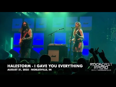 Halestorm Rocks "I Gave You Everything" in Noblesville, Indiana, on August 21, 2025