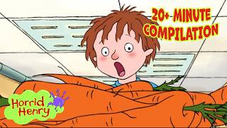STINK BOMB ATTACK! Henry Vs Miss Oddbod! | Horrid Henry | Season 2 - Clip Compilation | 20+ MINS