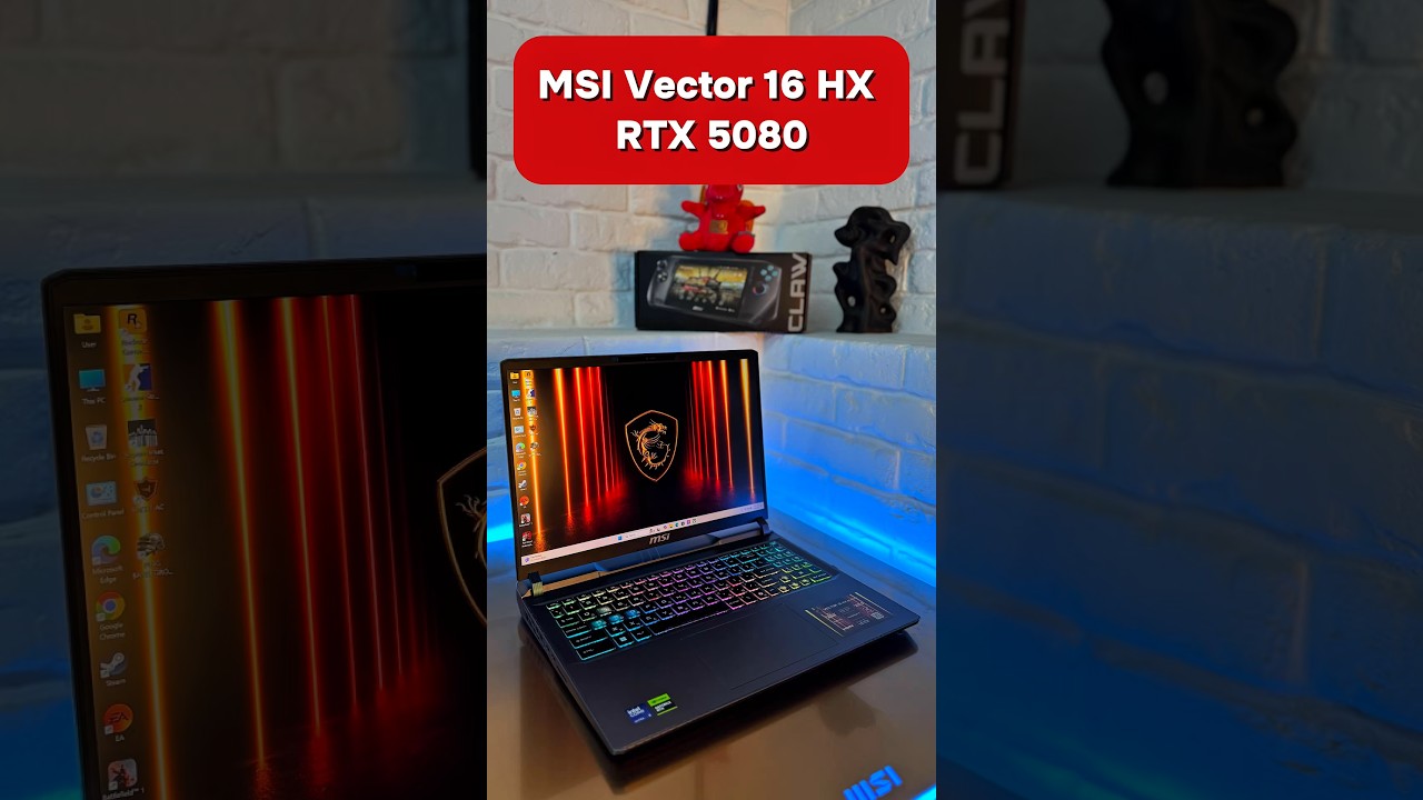 Gamer Portable MSI intel core ultra 9 video thumbnail
