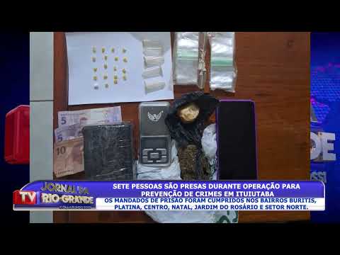Sete pessoas são presas em operação contra crime em Ituiutaba