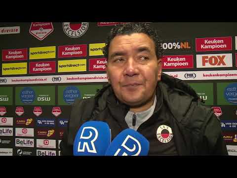 Ricardo Moniz na Excelsior-Cambuur (1-3): 'Helaas pas in de tweede helft volle bak gegaan'