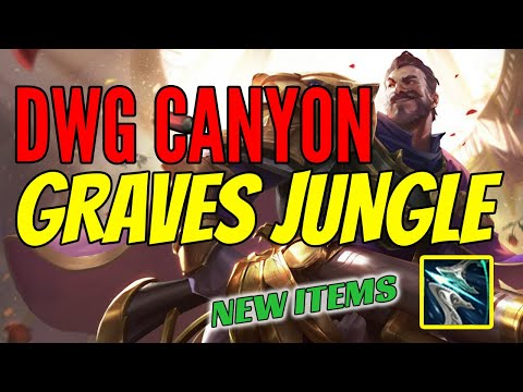 DWG Canyon Plays Graves VS Hecarim Jungle - Masters Challenger Gameplay - New Items Season 11