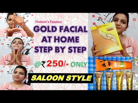 MOST AFFORDABLE GOLD FACIAL AT HOME STEP-BY-STEP//SALOON STYLE BRIDAL FACIAL AT HOME STEP-BY-STEP