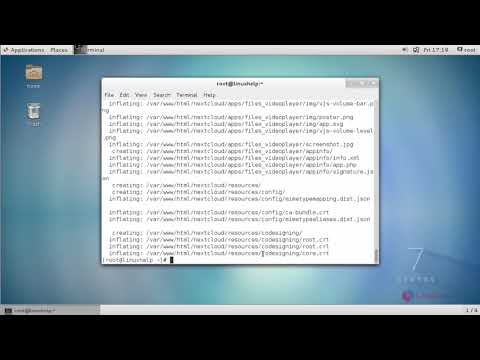 How to install Nextcloud 12.03 on Centos 7 | LinuxHelp Tutorials