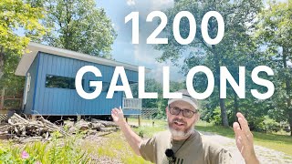 Cheap Rain Catchment for Homesteaders and Preppers