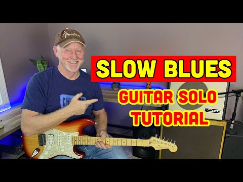 Slow Blues Guitar Solo Tutorial