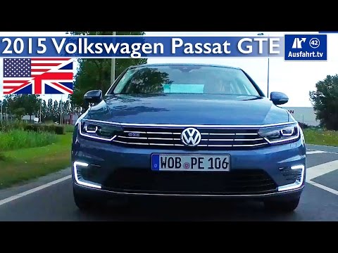 2015 / 2016 Volkswagen Passat GTE Sedan - Test, Test Drive and In Depth Review (English)