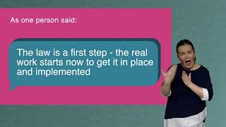 All Our Rights in Law: views from the wider public (BSL)