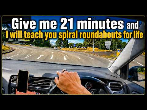 Video thumbnail: Video: an ADI instructor drives large and spiral roundabouts