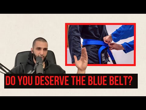 What are the requirement for a blue belt in BJJ?