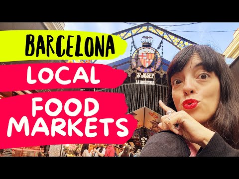 Barcelona LOCAL FOOD MARKETs! My Top 5 best markets BEYOND LA BOQUERIA!