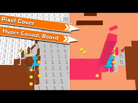 Pixel Cover - Gameplay | Color by number but with interesting mechanics [05/2022]