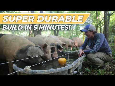 The BEST Pig Waterer - [Complete Build Tutorial]