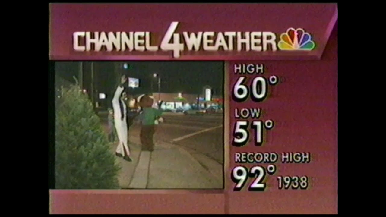Christopher Nance of Channel 4 News finds Elvis & Santa on a street corner. (Tape 001)